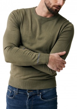 Mexx - Μπλούζα Μακρυμάνικη Mexx Brian Crew Neck AO0921033M-Mid Green Ανδρικό