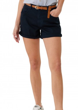 Mexx - Σορτς Mexx Ina Mid Waist Relaxed BM1634033W-Navy Γυναικείο