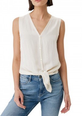 Mexx - Top Mexx Ασύμμετρο Με Κουμπιά FL0443033W-Light Sand Γυναικείο