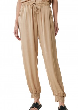 Mexx - Παντελόνι Υφασμάτινο Mexx With Drawstring FL1344033W-Sand Γυναικείο