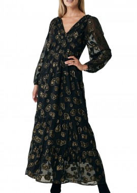 Mexx - Φόρεμα Mexx With Puff Sleeve And V-neck GE0636036W-193911 Γυναικείο