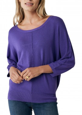Mexx - Μπλούζα Μακρυμάνικη Mexx Anouk Basic Boatneck JO0932036W-Purple Γυναικείο