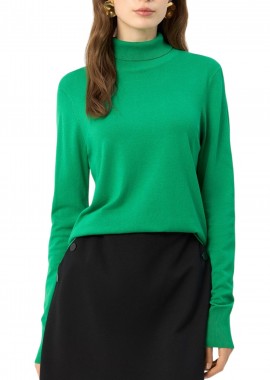 Mexx - Πουλόβερ Mexx Emily Basic Turtle Neck Knit JO0933036W-GREEN Γυναικείο