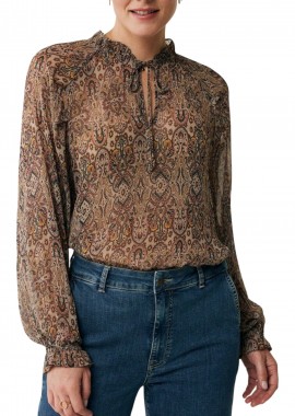 Mexx - Μπλούζα Μακρυμάνικη Mexx Printed Blouse MF006102443W-MULTICOLOR Γυναικείο