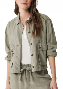 Mexx - Μπουφάν Mexx Cargo Jacket MF006403341W-Olive Green Γυναικείο