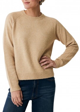 Mexx - Μπλούζα Μακρυμάνικη Mexx Basic MF006604843W-LIGHT BROWN MELEE Γυναικείο