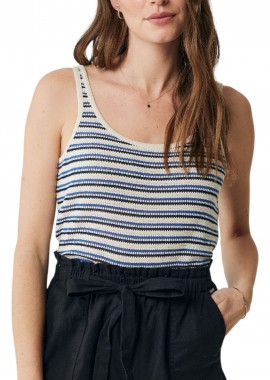 Mexx - Top Mexx Structured knitted top MF006609141W-Off White Γυναικείο