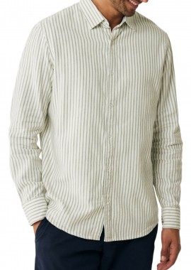 Mexx - Πουκάμισο Μακρυμάνικο Mexx Soft Widespread MF007201843M-MID GREEN Ανδρικό