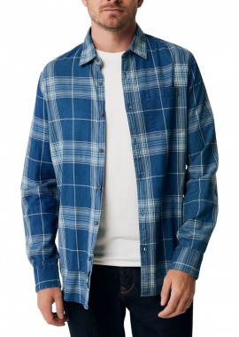 Mexx - Πουκάμισο Μακρυμάνικο Mexx Denim Look MF007202043M-NAVY Ανδρικό