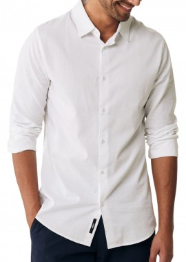 Mexx - Πουκάμισο Μακρυμάνικο Mexx Micro Structured Shirt MF007202443M-110601 Ανδρικό