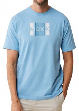 Mexx - Μπλούζα Κοντομάνικη Mexx Logo Print MF007804551M-Fresh Blue Ανδρικό