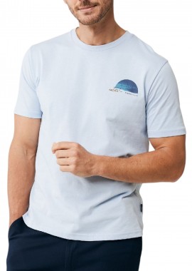 Mexx - Μπλούζα Κοντομάνικη Mexx T-shirt with small chest print MF007807141M-Sky Blue Ανδρικό