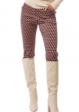 Mexx - Παντελόνι Υφασμάτινο Mexx Graphic Print Tregging SF1348026W-Multicolor Γυναικείο