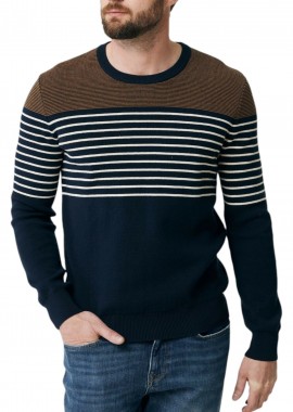 Mexx - Πουλόβερ Mexx Colorblock TH09132036M-Navy Ανδρικό