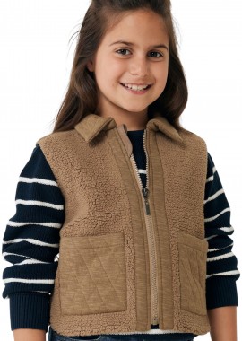 Mexx - Γιλέκο Mexx Sleeveless Fake Fur Jacket TU0710036G-171319 Κορίτσι