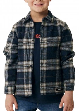 Mexx - Πουκάμισο Μακρυμάνικο Mexx Flanel Checked Shirt TU1523036B-NAVY Αγόρι