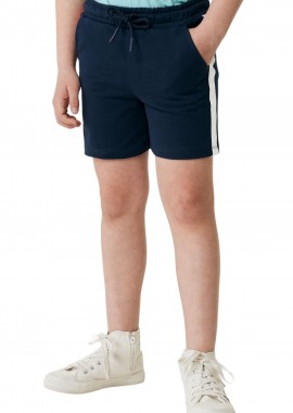 Mexx - Σορτς Mexx Sweatshorts With Printed Stripes TU1656033BM-Navy Αγόρι