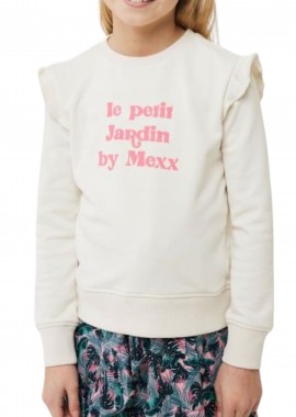 Mexx - Μπλούζα Μακρυμάνικη Mexx With Ruffle TU1809033G-Off White Κορίτσι
