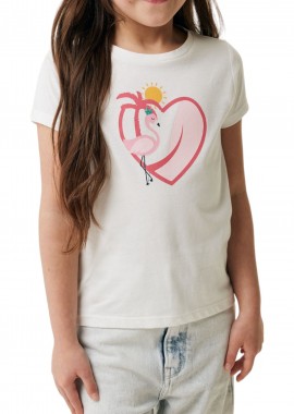 Mexx - Μπλούζα Κοντομάνικη Mexx With Artwork TU21110033GM-Off White Κορίτσι