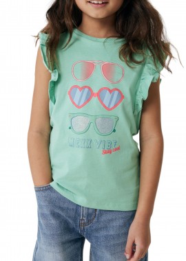 Mexx - Μπλούζα Κοντομάνικη Mexx Stay Cool TU2115033G-Light Green Κορίτσι