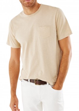 Mexx - Μπλούζα Κοντομάνικη Mexx Chest Pocket TU2117023M-Sand Ανδρικό