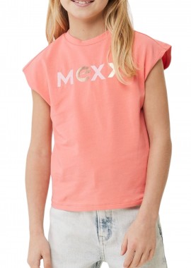 Mexx - Μπλούζα Κοντομάνικη Mexx Logo Carrier TU2117033G-Coral Κορίτσι