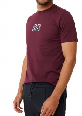 Mexx - Μπλούζα Κοντομάνικη Mexx With Small Chest Artwork TU2154026M-Dark Red Ανδρικό