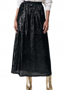 Mexx - Φούστα Mexx Sequins Skirt XC1714036W-BLACK Γυναικείο