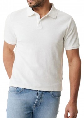 Mexx - Μπλούζα Polo Mexx Peter Basic Pique ZN1405033M-White Ανδρικό