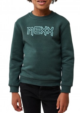 Mexx - Μπλούζα Μακρυμάνικη Mexx Crewneck Logo Carrier ZN1857026B-Dark Green Αγόρι