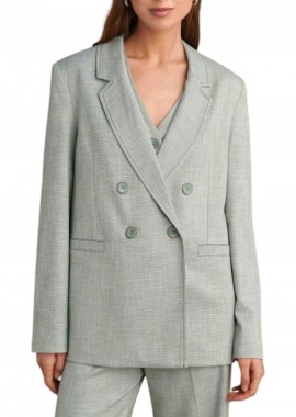Attrattivo - Σακάκι Attrattivo Με Διπλή Σειρά Κουμπιών 91098603-LIGHT KHAKI Γυναικείο