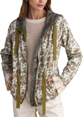 Attrattivo - Μπουφάν Attrattivo Διπλής Όψης Με Κουκούλα 9920259-LIGHT KHAKI Γυναικείο