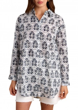 Attrattivo - Πουκάμισο Μακρυμάνικο Attrattivo Μακρύ Φλοράλ 9921143-MULTICOLOR Γυναικείο