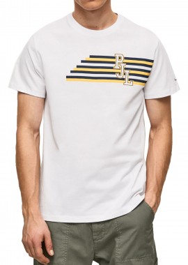 Pepe Jeans - Μπλούζα Κοντομάνικη Pepe Jeans Rooney PM508709-800-WHITE Ανδρικό