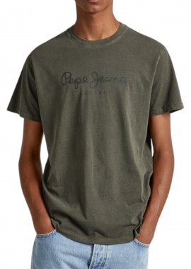 Pepe Jeans - Μπλούζα Κοντομάνικη Pepe Jeans Jayden PM509098-728-OLIVE Ανδρικό