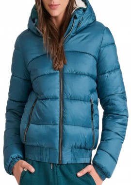 Funky Buddha - Μπουφάν Funky Buddha Καπιτονέ Puffer FBL010-103-01-DK MOSS Γυναικείο