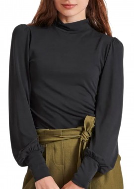 Funky Buddha - Μπλούζα Μακρυμάνικη Funky Buddha Γυναικεία Μπλούζα Μακρύ Μανίκι FBL010-109-07-BLACK Γυναικείο