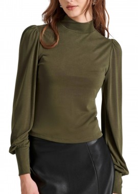 Funky Buddha - Μπλούζα Μακρυμάνικη Funky Buddha Γυναικεία Μπλούζα Μακρύ Μανίκι FBL010-109-07-KHAKI Γυναικείο