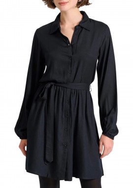 Funky Buddha - Φόρεμα Funky Buddha Μίνι Σεμιζιέ FBL010-131-13-BLACK Γυναικείο