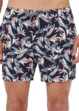 Funky Buddha - Μαγιό Βερμούδα Funky Buddha Με Φλοράλ Τύπωμα FBM005-071-16-NAVY Ανδρικό