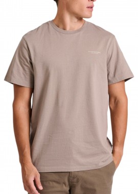 Funky Buddha - Μπλούζα Κοντομάνικη Funky Buddha Crew-Neck The Essentials FBM010-001-04-CIGAR Ανδρικό