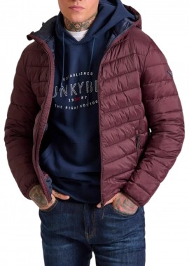 Funky Buddha - Μπουφάν Funky Buddha Με Αποσπώμενη Κουκούλα FBM010-002-01-BORDEAUX Ανδρικό