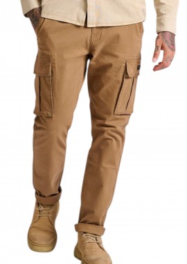 Funky Buddha - Παντελόνι Υφασμάτινο Funky Buddha Cargo FBM010-002-02-BEIGE Ανδρικό