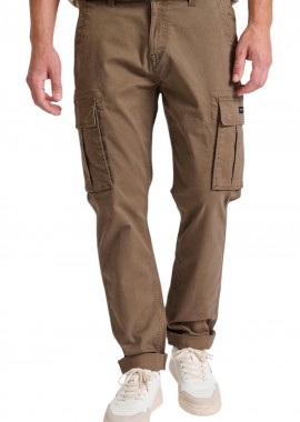 Funky Buddha - Παντελόνι Υφασμάτινο Funky Buddha Cargo FBM010-002-02-LT COFFEE Ανδρικό