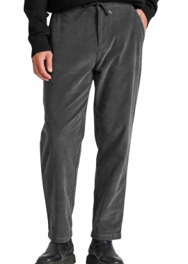 Funky Buddha - Παντελόνι Υφασμάτινο Funky Buddha Loose Fit Κοτλέ FBM010-016-02-DK GREY Ανδρικό