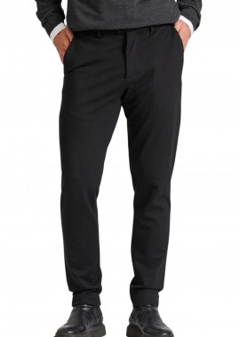 Funky Buddha - Παντελόνι Υφασμάτινο Funky Buddha Comfort Chino FBM010-020-02-BLACK Ανδρικό