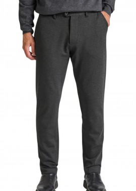 Funky Buddha - Παντελόνι Υφασμάτινο Funky Buddha Comfort Chino FBM010-020-02-GREY MEL Ανδρικό