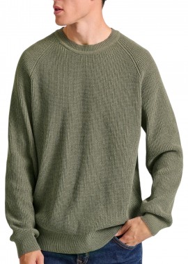 Funky Buddha - Μπλούζα Μακρυμάνικη Funky Buddha Chenille Relaxed Fit FBM010-053-09-CEMENT Ανδρικό