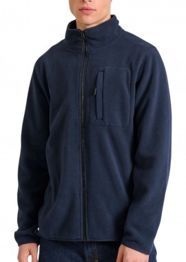 Funky Buddha - Ζακέτα Funky Buddha Με Zip-Up Τσέπη Στο Στήθος FBM010-060-06-NAVY Ανδρικό
