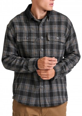 Funky Buddha - Πουκάμισο Μακρυμάνικο Funky Buddha Flannel Καρό FBM010-073-05-BLACK Ανδρικό